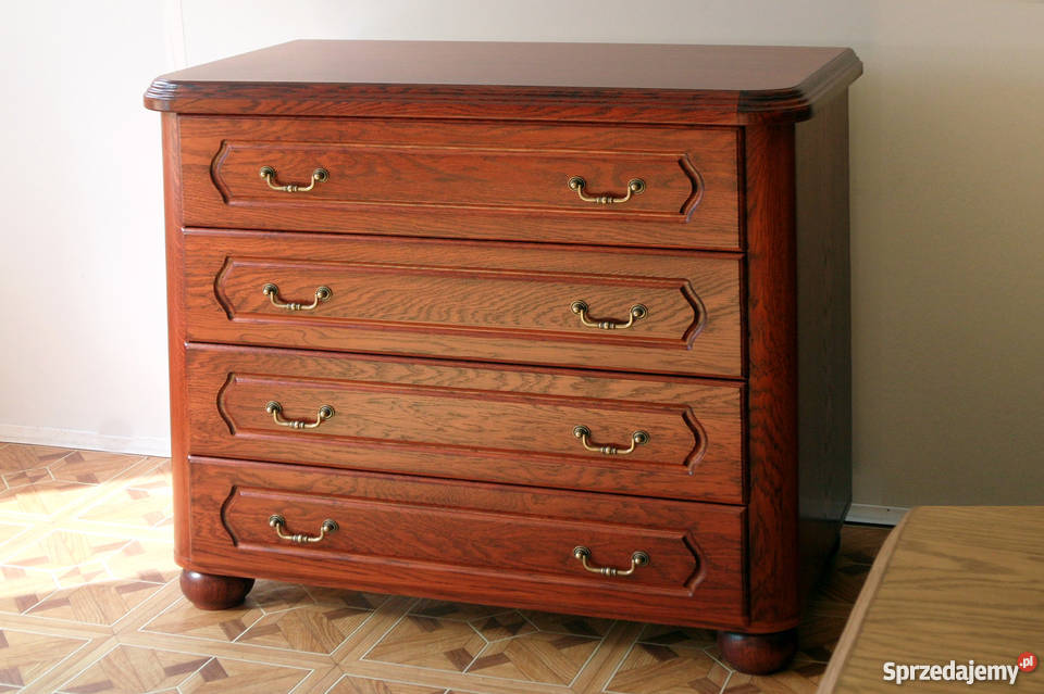 komoda dębowa 94 nowa wyprzedaż małopolskie Maków Podhalański