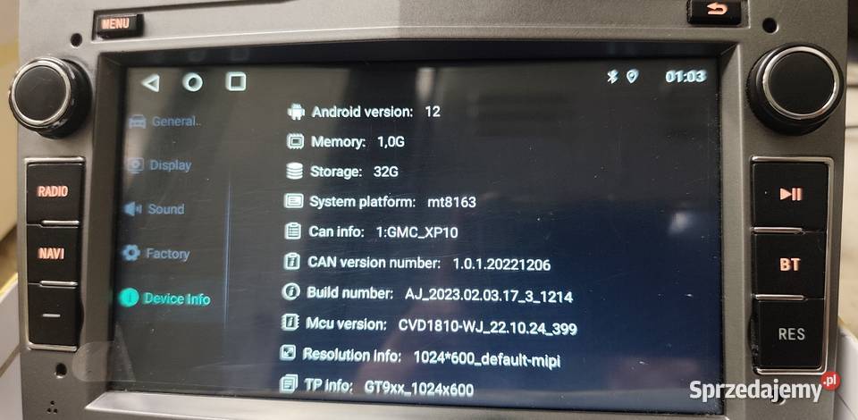Radio Android Vectra C vsignum osobowe Lubartów