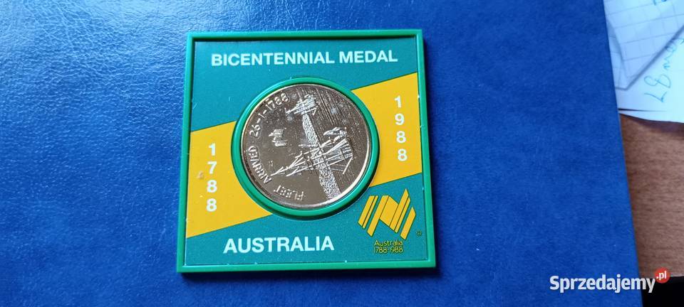 Stare monety Medal Pierwsza Flota Australia 113 Kolekcje Lesko sprzedam