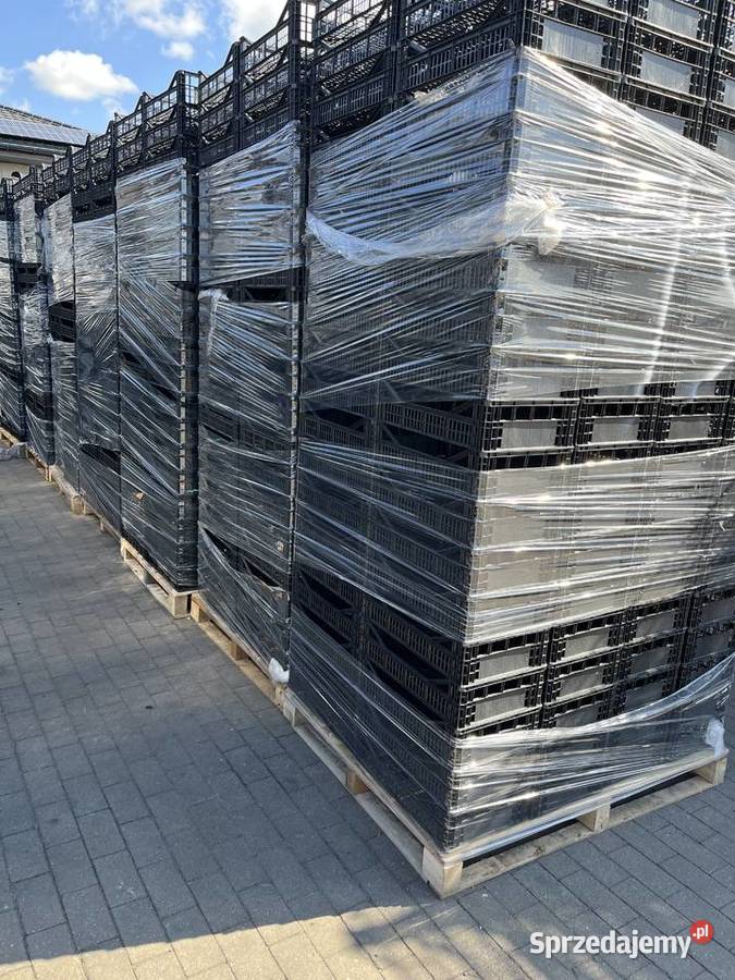 Skrzynki plastikowe jednorazowe 30x50x14 inne Grabica