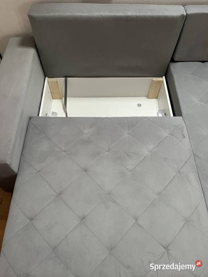 Kanapa szara rozkładana