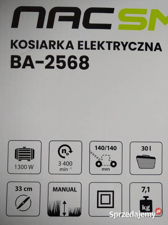 NAJTANIEJ Kosiarka Elektryczna z Koszem 1300W śląskie