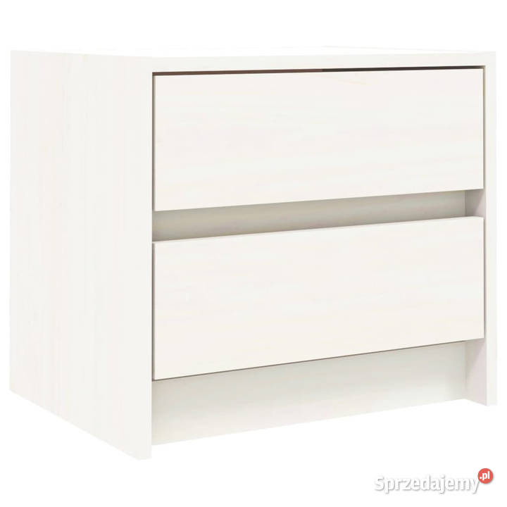 Szafki nocne 2 białe 40x31x355 lite drewno mazowieckie Warszawa