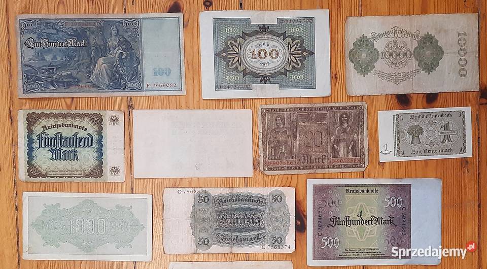 Zestaw Starych Banknotów N2