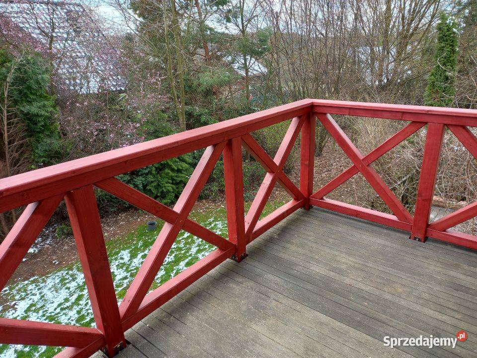 Balustrady drewniane zewnetrzne Dobczyce sprzedam