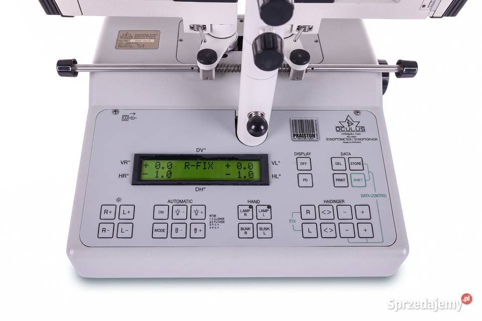 Synoptofor OCULUS 58100 Urządzenia wielkopolskie Leszno sprzedam
