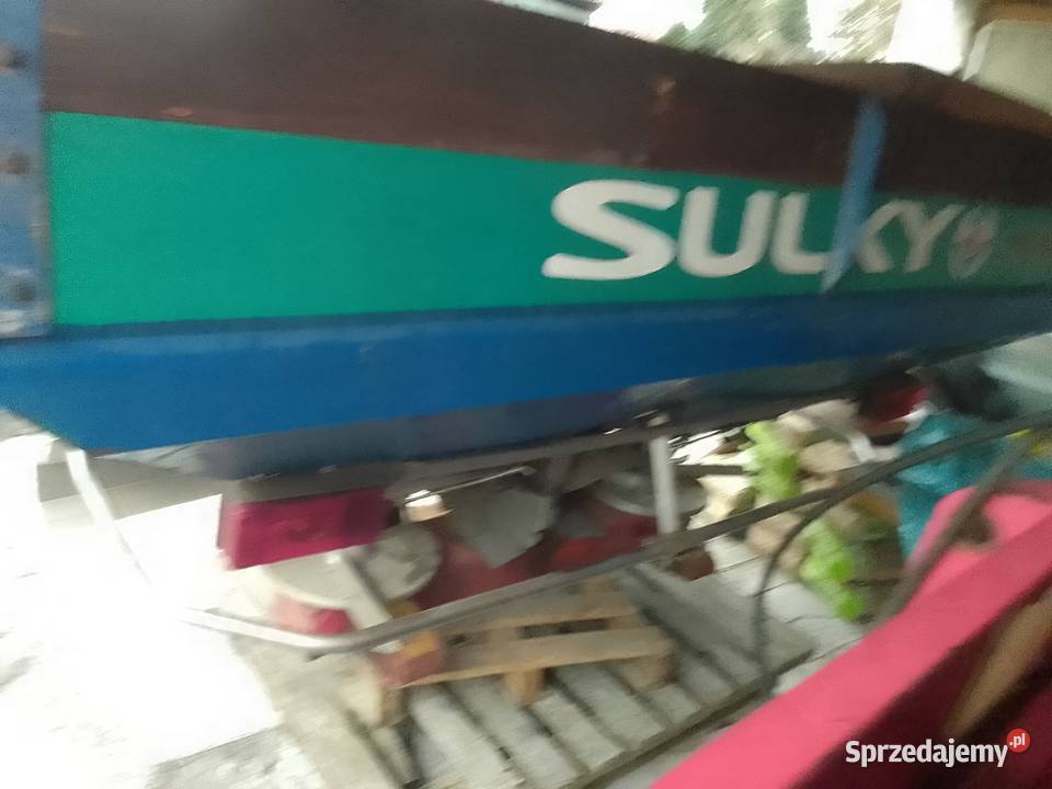Rozsiewacz nawozów Sulky DPX 2000 Rolnictwo Kończyce Małe