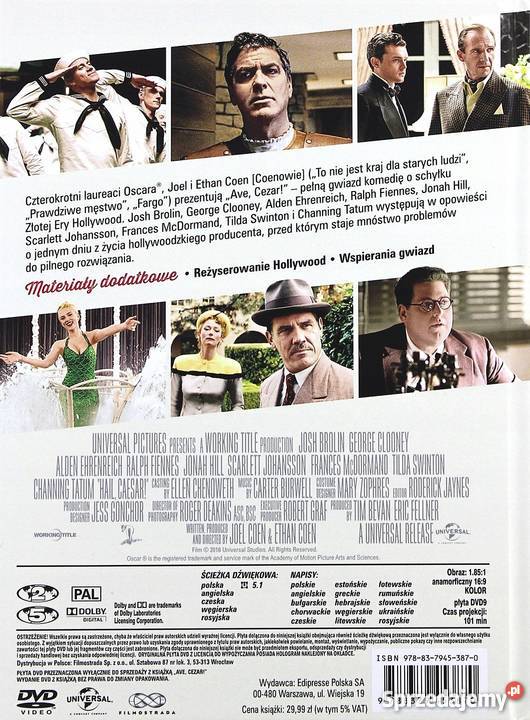 AVE CEZAR GEORGE CLOONEY lektor Kalisz sprzedam