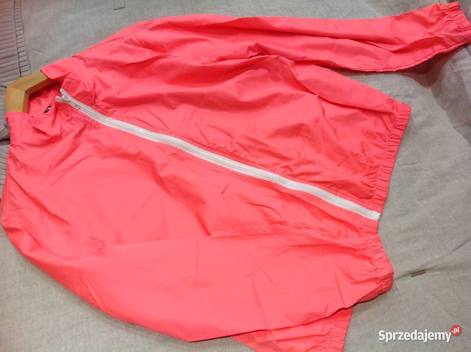 Cienka Kurtka Neon Damska LXL różowa Nowa Rozmiar 44(XXL) Odzież damska Nowa Sól sprzedam