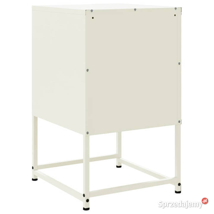 Szafka nocna biała 36x39x605 stal WM846456 Warszawa