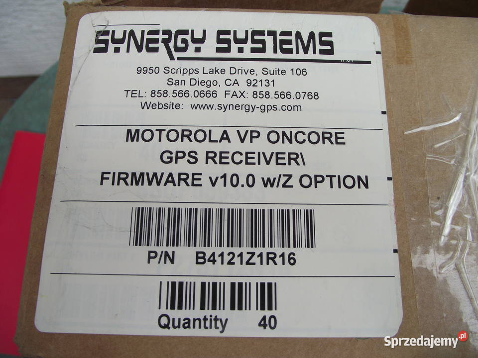 VP ONCORE GPS Receiver odbiornik GPS FW 100 wZ wielkopolskie