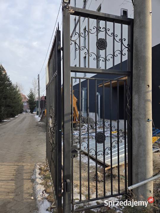 Brama dwuskrzydłowa z automatem stan Katowice sprzedam