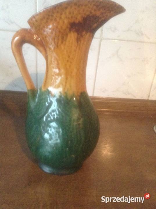Wazonik fajansowy ręcznie malowany lata 7080 opolskie Opole