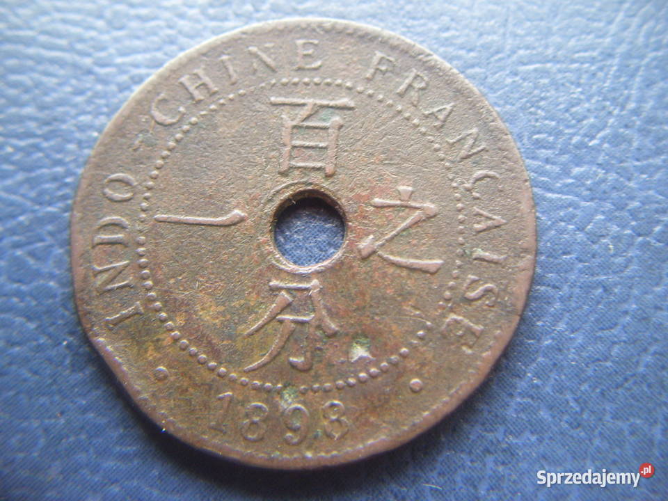 Stare monety 1 centym 1898 Indochiny Francuskie podkarpackie Lesko sprzedam