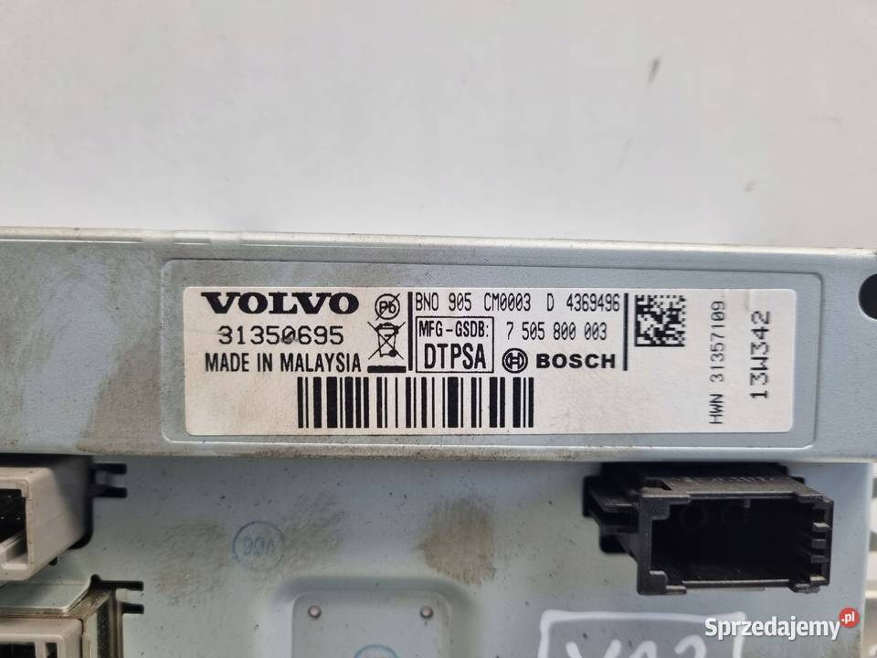 Volvo V40 II EKRAN NAWIGACJI Wyświetlacz monitor lubelskie Chełm