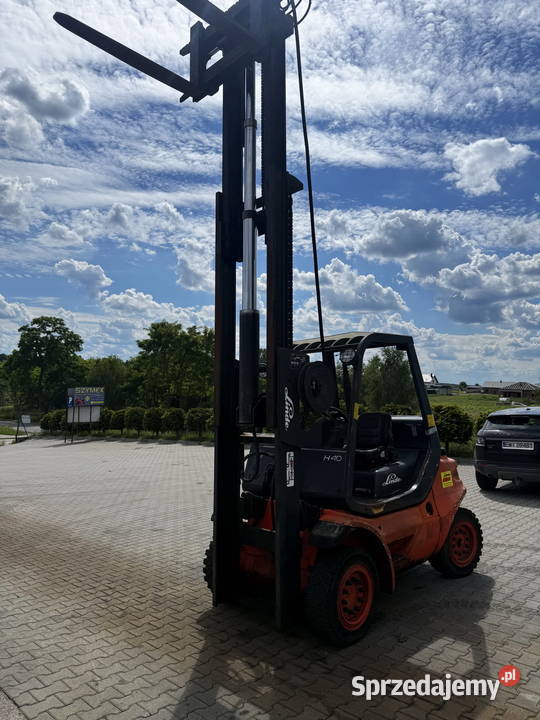 wózek widłowy LINDE H40D diesel Triplex wersja łódzkie Działoszyn sprzedam