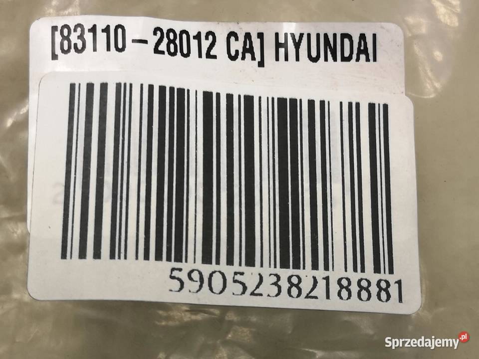 USZCZELKA DRZWI TYŁ HYUNDAI ELANTRA 19911995 Ramiona wycieraczek