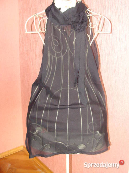 nowa bluzka mgiełka reserved czarny Łódź