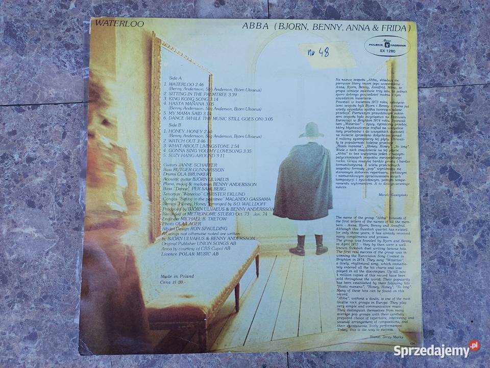 48 Płyta winylowa Abba Waterloo SX 1280 Tczew sprzedam