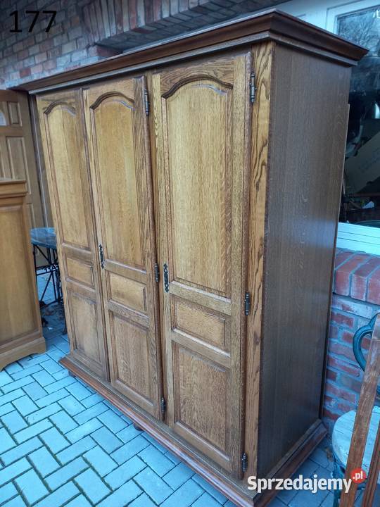 Szafa 3 drzwiowa na wieszaki dąb Garderoba Meble zachodniopomorskie Gawroniec