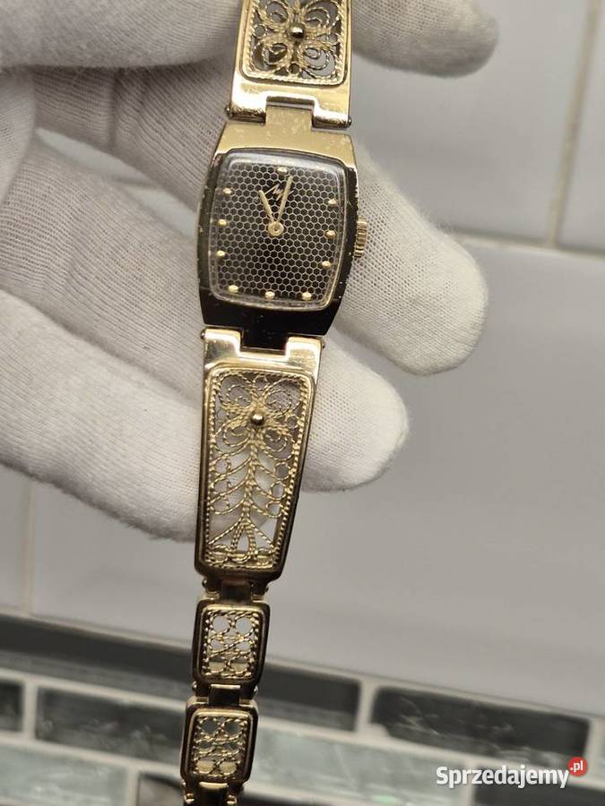 Zegarek koktajlowy ażurowy ŁuczLuch Chorzów