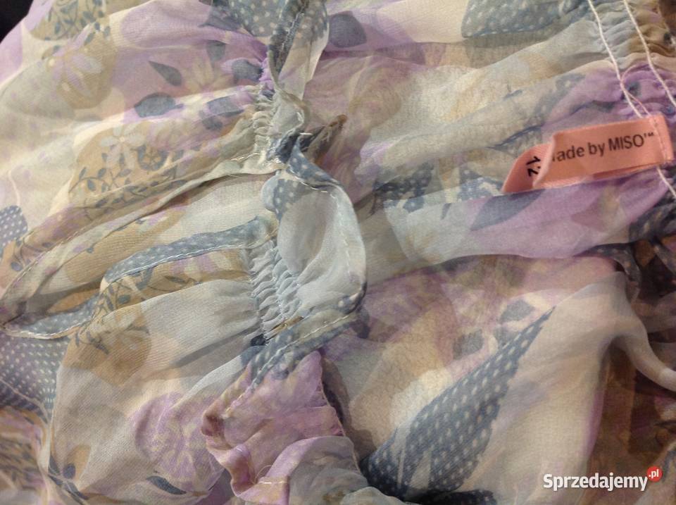 Bluzka Hiszpanka mgiełka MISO M nowa Nowa Sól