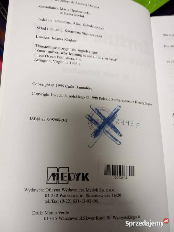 Zmyślne ruchy książki używane księgarnie Warszawa