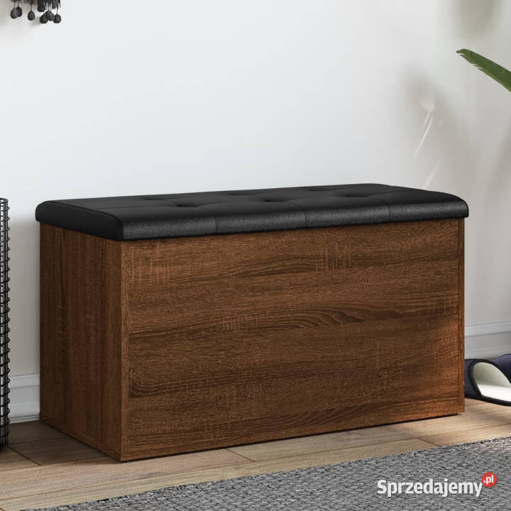 Ławka ze schowkiem brązowy dąb 82x42x45 WM835053