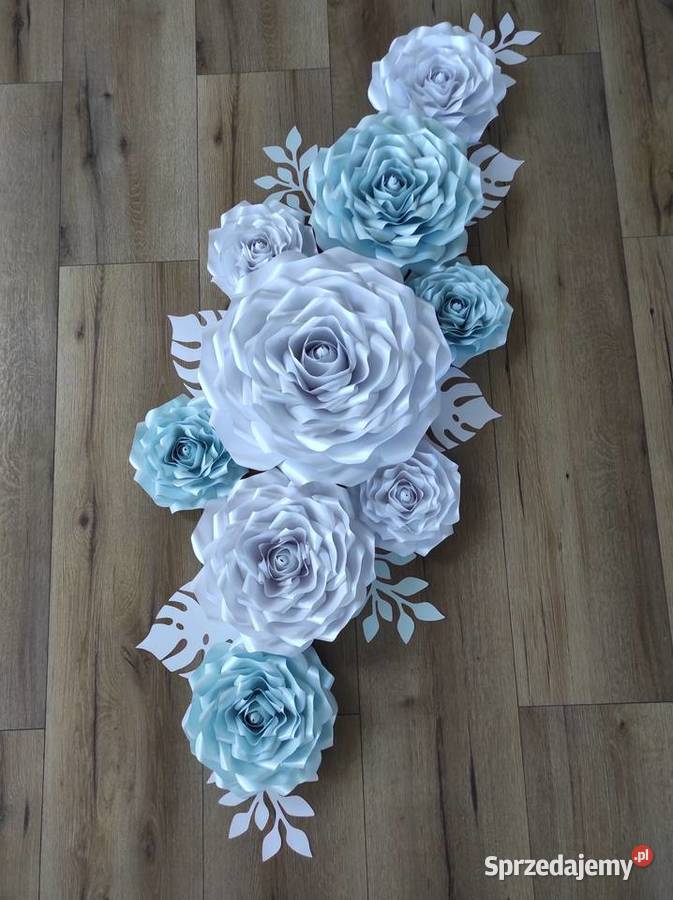 Kwiaty z papieru 3D Kompozycje kwiatowe Jaroszyn-Kolonia