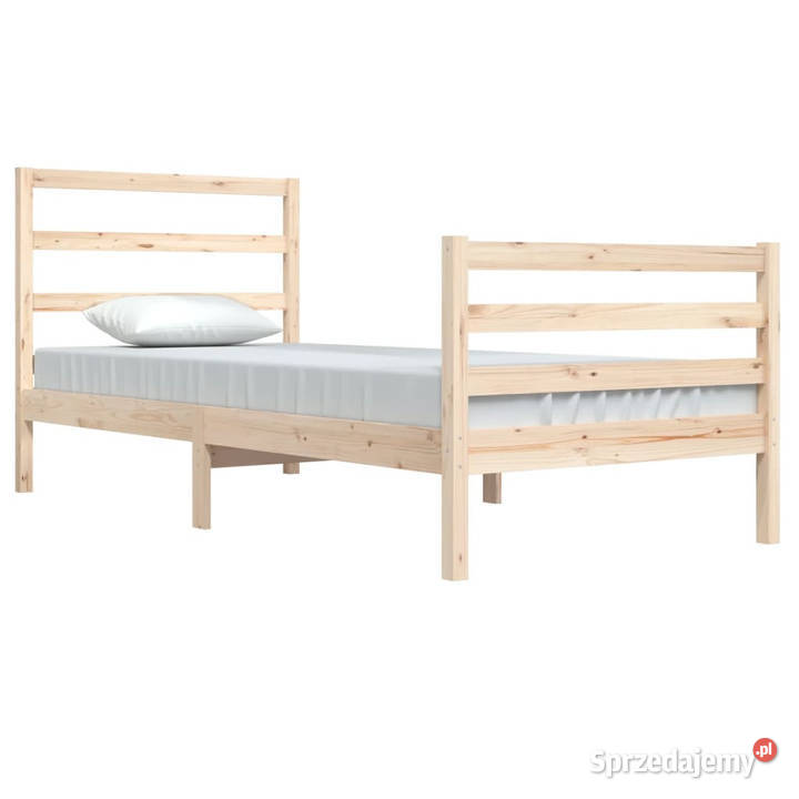 Rama łóżka lite drewno sosnowe 90x200 WM3104991 Warszawa