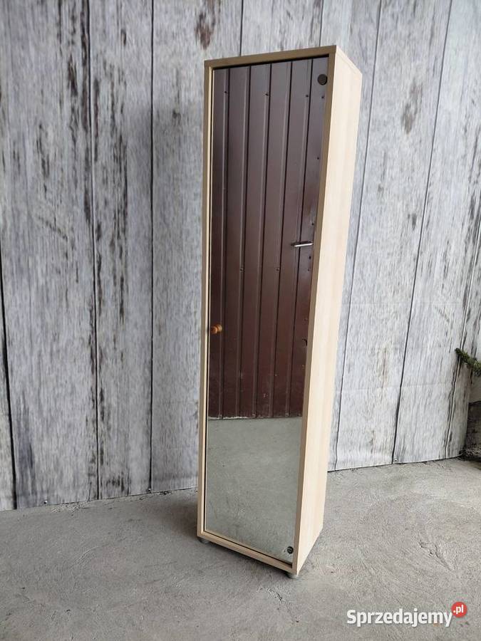 wysoka szafka drzwi lustro 417