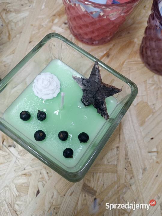 Świece sojowe ręcznie robione unikatowe Świece