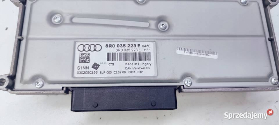 WZMACNIASZ RADIA AUDIO AUDI A4 B8 A5 Q5 osobowe śląskie Przystajń