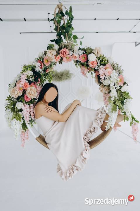 Huśtawka ozdoba dekoracja nowoczesna antracytowa Przysietnica