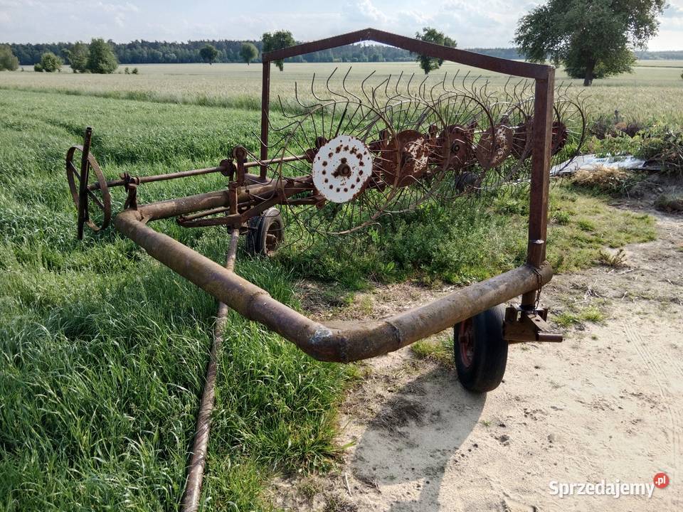 Przetrząsacz zgrabiarka gwiazda 6 nieuszkodzony łódzkie Wolbórz sprzedam