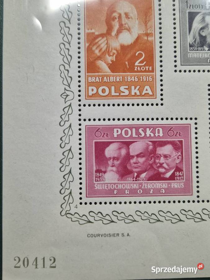 Znaczki Polska Blok 10Kultura Polska Wałbrzych