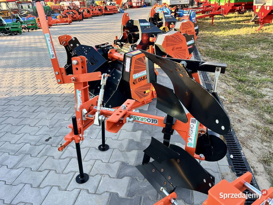 Pług obrotowy 230 GEOGRASS do mini ciągnika nieuszkodzony Szydłowiec