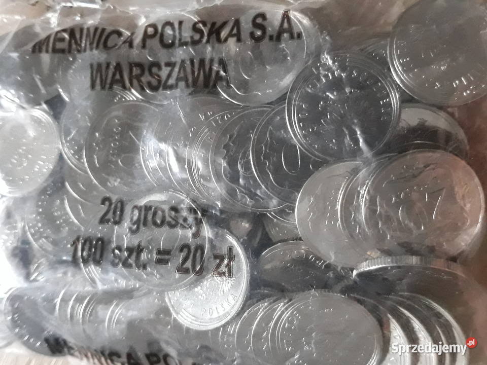20 Groszy x 100 2021 rmenniczy woreczek wielkopolskie Konin sprzedam