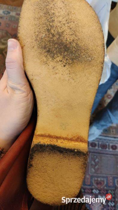 Kozaki bordowe naturalna skóra skóra Warszawa