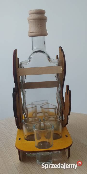 Karafka ELEKTRYK z kieliszkami Hajnówka