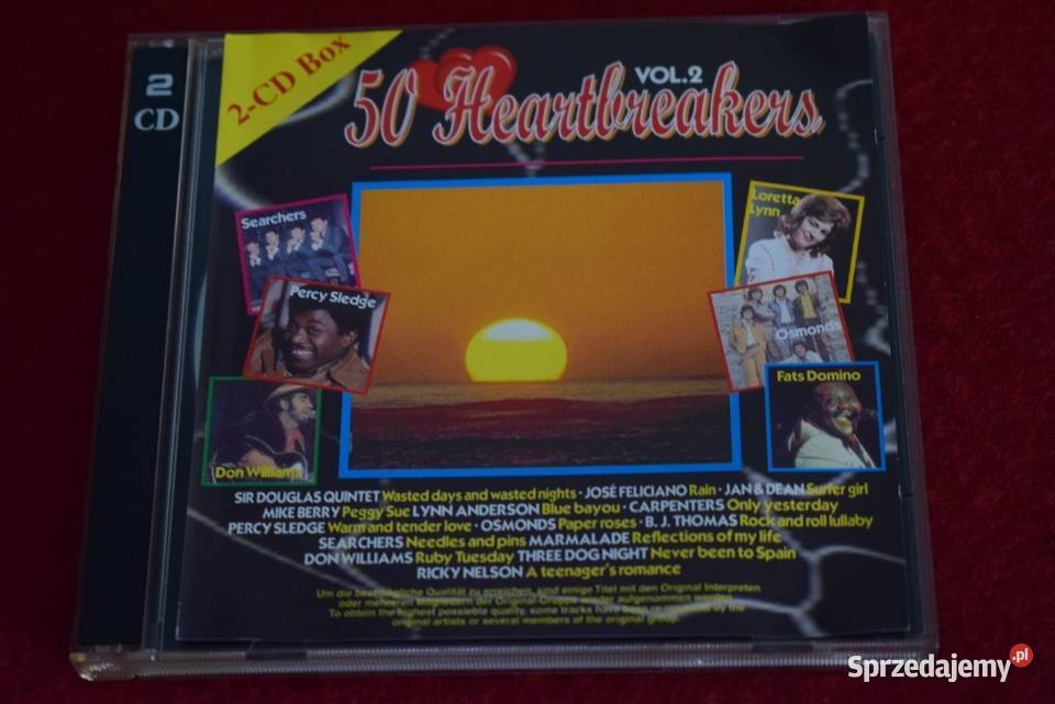 50 Heartbreakers Vol 2 na dwóch płytach CD 1999 Chełmno sprzedam