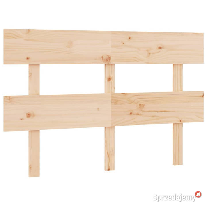 Wezgłowie łóżka 124x3x81 lite drewno sosnowe Warszawa