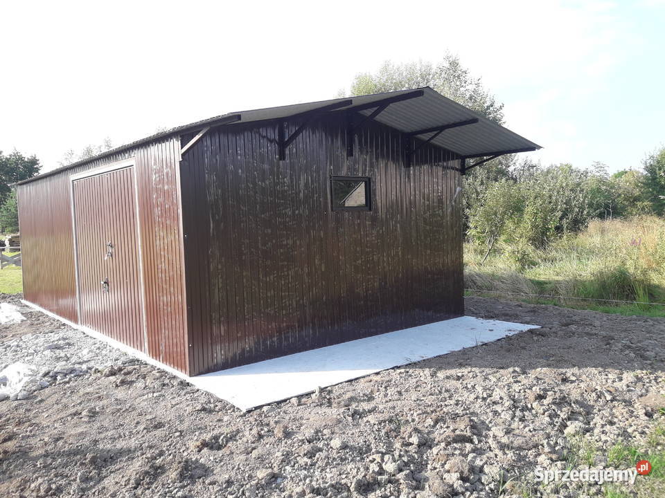 Garaż Blaszany Blaszak Garaże Blaszane 30m2 Sosnowiec sprzedam