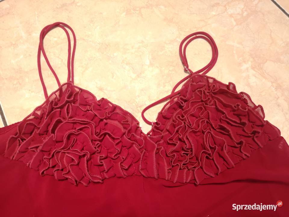 Koszulka nocna zwiewna krótka delikatna z USA Rozmiar S Tuchów