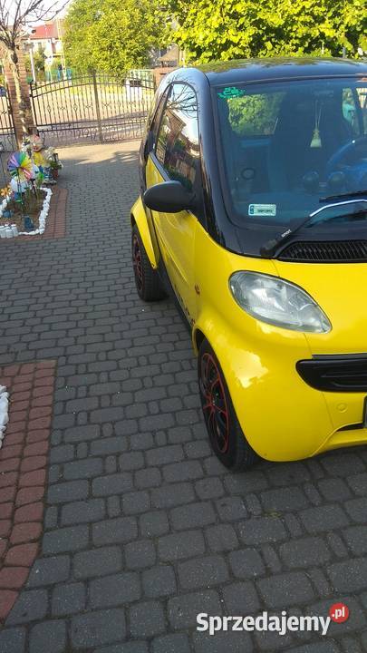 Sprzedam Smart fortwo 16 lat kat B1 Piękny Żółty gniazdo USB Łomża