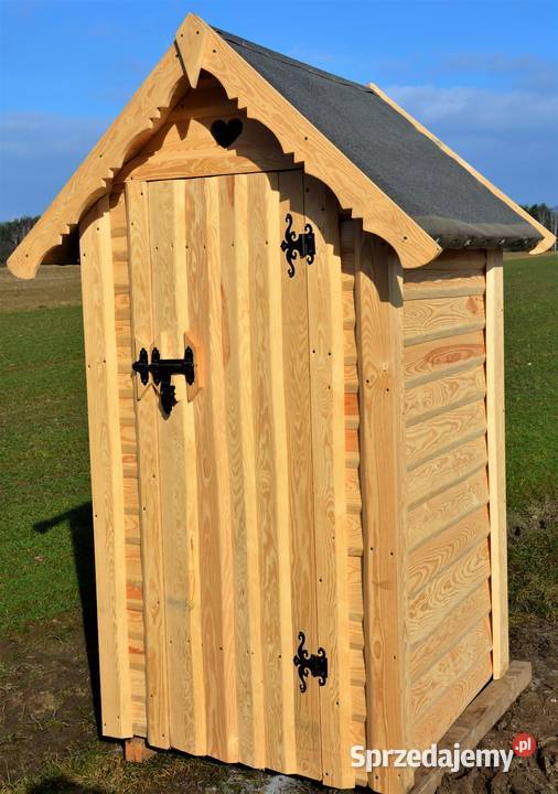 Toaleta drewniana WC ROD separacyjna łódzkie Drużbice