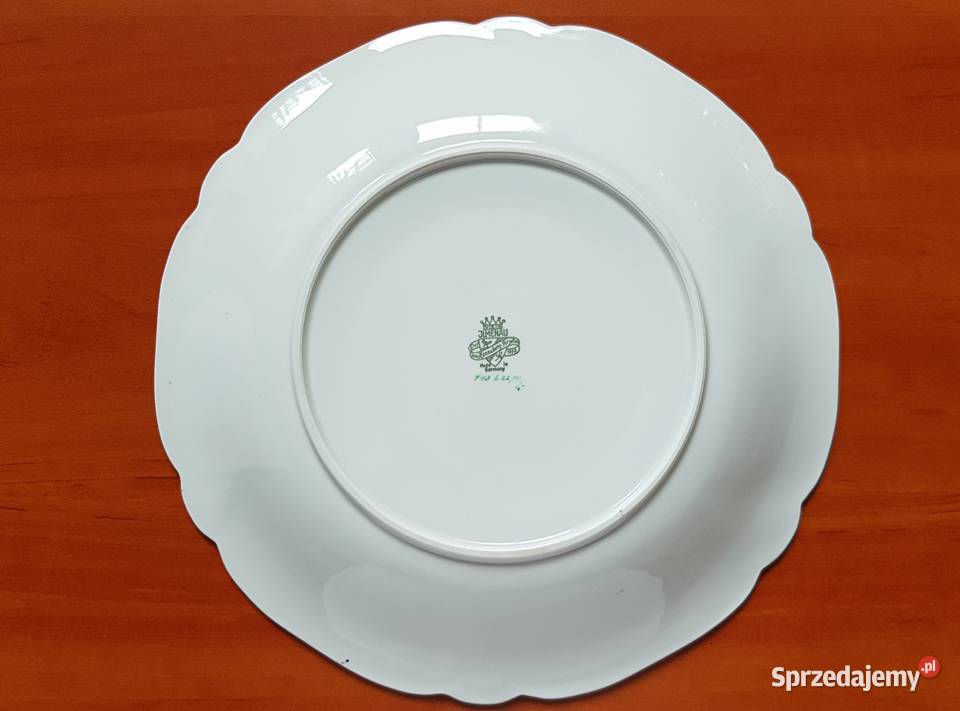 Stara sygnowana porcelanowa patera talerz ok 30 śląskie Dąbrowa Górnicza