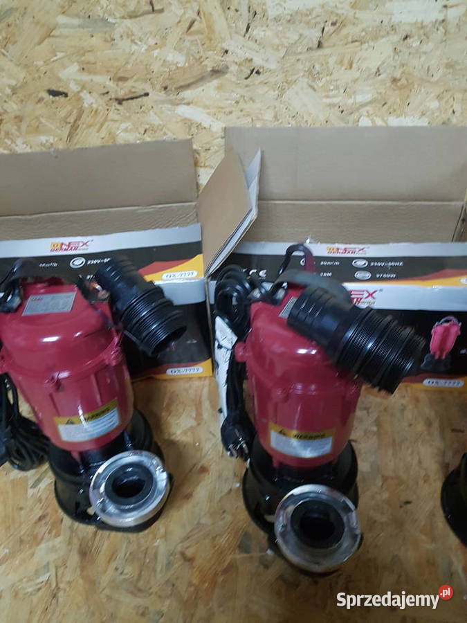 POMPA DO SZAMBA Z ROZDRABNIACZEM OX7777 3750 w Głogowa