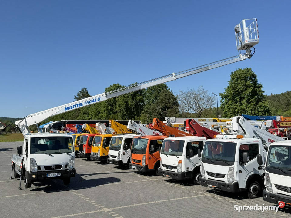 Nissan Cabstar Podnośnik Koszowy 165m Multitel wspomaganie kierownicy Widełki