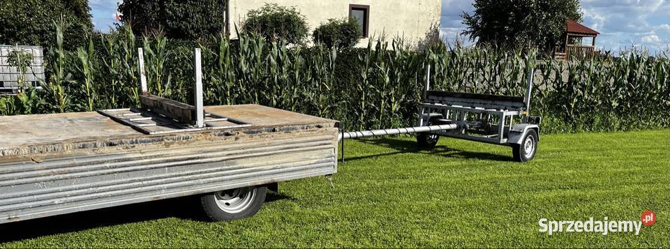 Przyczepa kłonicowa dłużyca dmc 750 Rok produkcji 2003 Łagwy